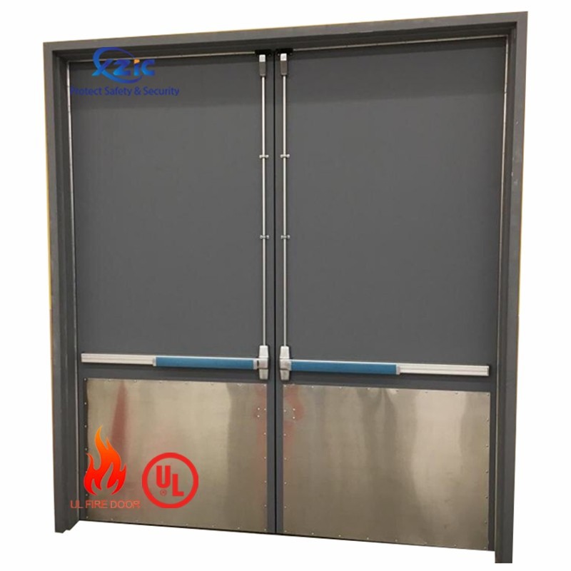 Labed steel fire door